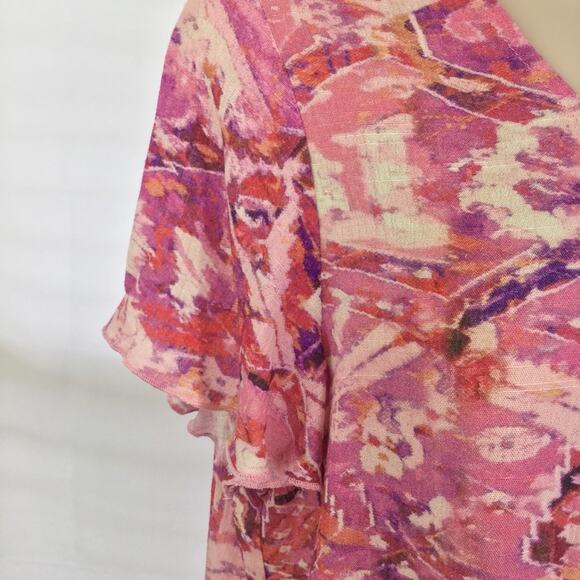 SHOW ME YOUR MUMU Oasis Lace-Up Crop Top NEW - Picture 5 of 7